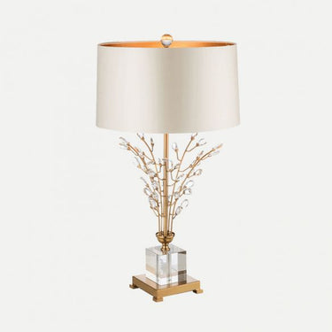 Leaf crystal lamp